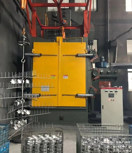 Q37 hook type shot blasting machine